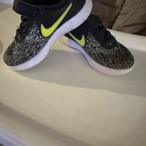 Nike Black and Yellow Sneakers with Neon Accents